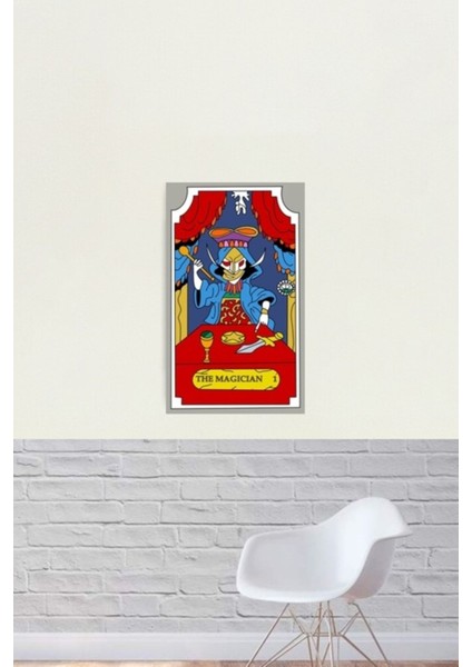 Sihirbaz Jojo Tarot Kartı - Hd Tablo Ahşap Poster Dekoratif fiyatları