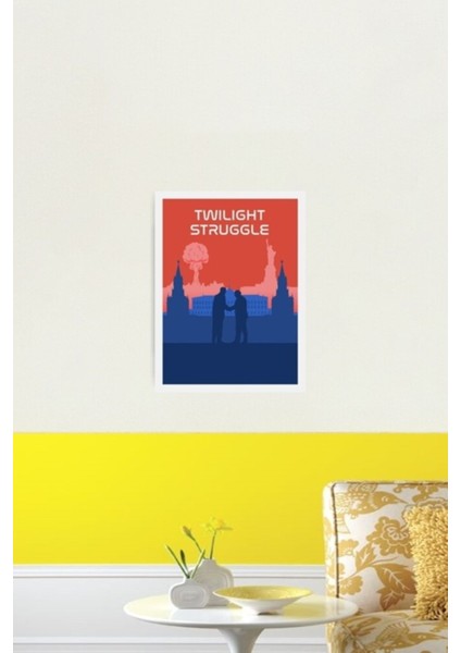 Twilight Struggle Masa Oyunu Sanatı Tablo Ahşap Poster Dekoratif fiyatları
