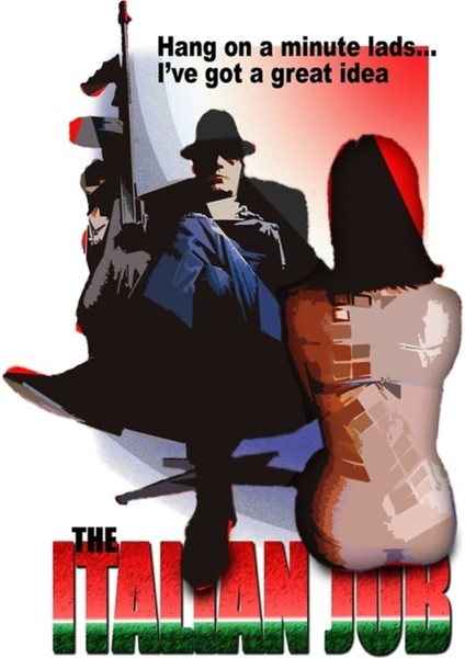 The Italian Job - A Great Idea Tablo Ahşap Poster Dekoratif