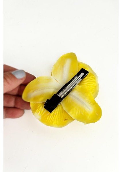 Aloha Orkide Çiçeği Süslü Çok Amaçlı Pens Toka