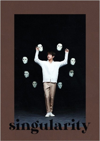 Bts Taehyung Tekillik A5 Kapak Tablo Ahşap Poster Dekoratif KOD1101
