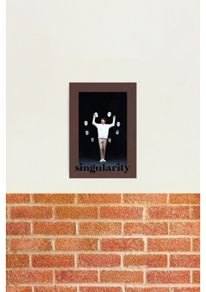 Bts Taehyung Tekillik A5 Kapak Tablo Ahşap Poster Dekoratif KOD1101 fiyatları