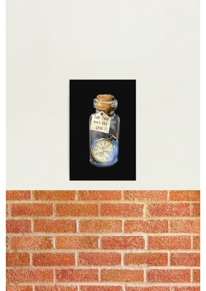 Timsah Saat Tablo Ahşap Poster Dekoratif fiyatları