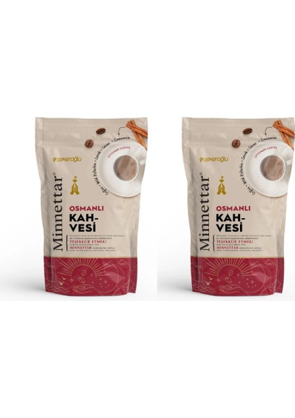 Minnettar Osmanlı Kahvesi 165 gr x 2 Adet
