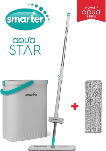 Aqua Star Temizlik Seti + Yedek Tablet Mop Paspas