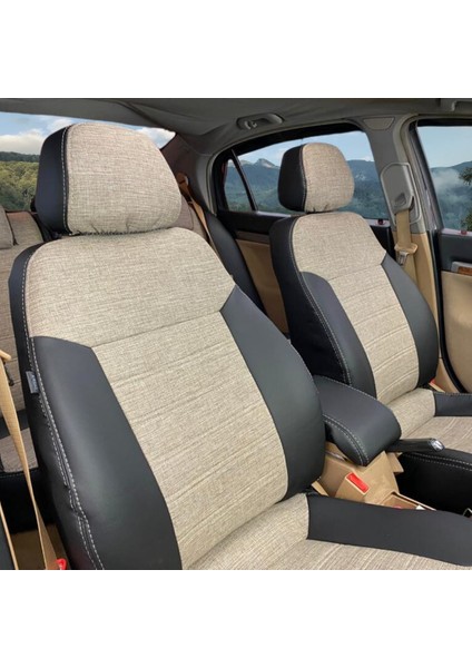 Opel Vectra Araca Özel Oto Koltuk Kılıfı - Keten ve Deri modelleri