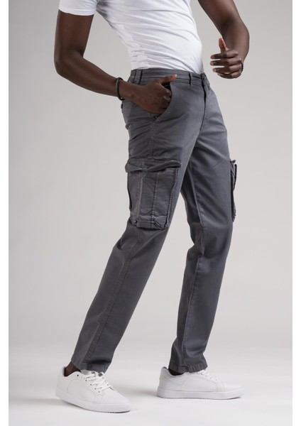 Fbı Jeans Mevsimlik Kanvas Kumaş Regular Fit Boru Paça Kargo Pantolon fiyatları