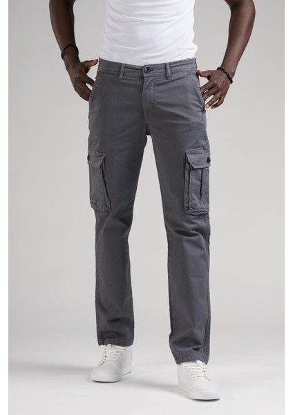 Fbı Jeans Mevsimlik Kanvas Kumaş Regular Fit Boru Paça Kargo Pantolon fırsatları