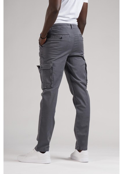 Fbı Jeans Mevsimlik Kanvas Kumaş Regular Fit Boru Paça Kargo Pantolon indirimleri