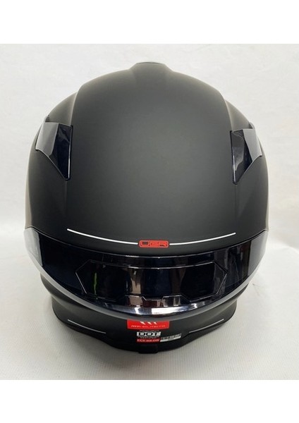 Targo S Mat Siyah A1 Şeffaf Vizörlü V-14B Motosiklet Kaskı fırsatları