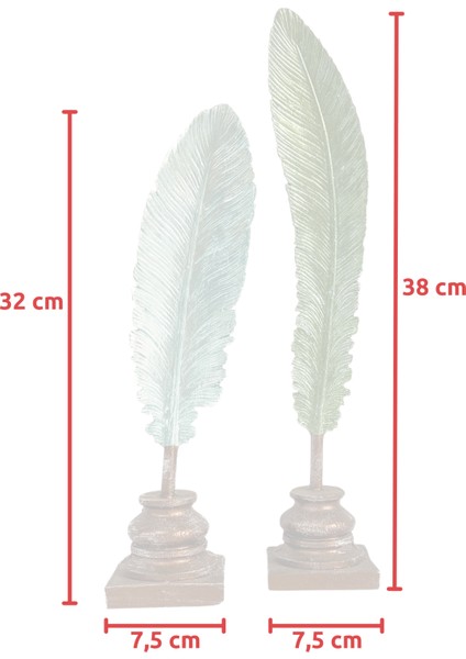 2'li Kuştüyü Polyester Obje fırsatları