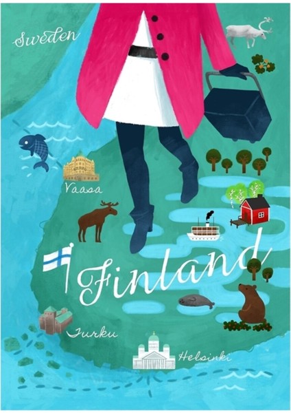 Finlandiya Tablo Ahşap Poster Dekoratifna Hoş Geldiniz fiyatları