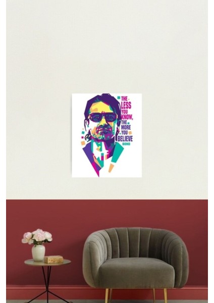 Bono U2 Tablo Ahşap Poster Dekoratif