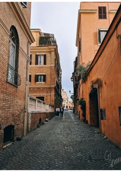 Roma Geçitleri, Italya Tablo Ahşap Poster Dekoratif