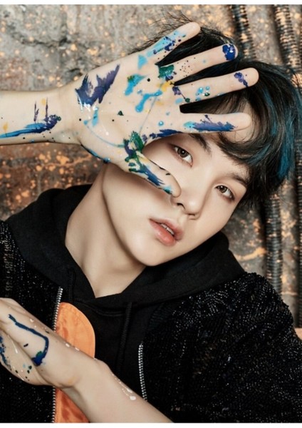 Suga - Bangtan Boys Tablo Ahşap Poster Dekoratif KOD2689