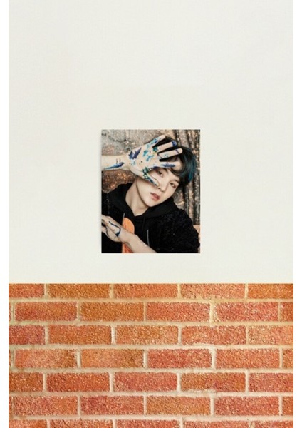 Suga - Bangtan Boys Tablo Ahşap Poster Dekoratif KOD2689 fiyatları