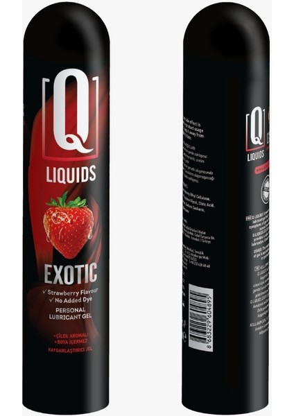 Exotic Çilek Aromalı 125 ml Su Bazlı Jel