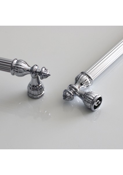 Kulp Metal Mobilya Dolap Çekmece Kapak Mutfak Kulpları Kulbu Dolabı Kulpu 96 mm Krom Renk fırsatları