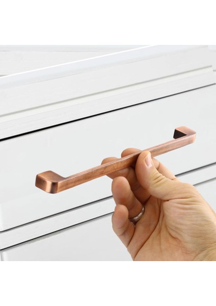 Mobilya Mutfak Dolabı Çekmece Dolap Kapak Kulpu Kulbu Antik Bakır 224 mm Oval Metal Kulp fiyatları
