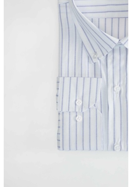 Battal Boy Büyük Beden Çizgili Erkek Gömlek modelleri