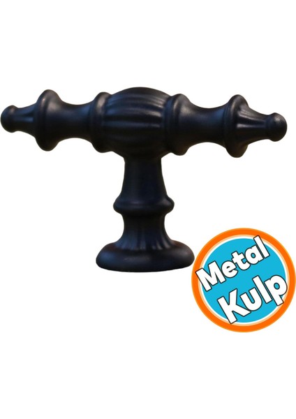 Düğme Kulp Mobilya Mutfak Dolabı Çekmece Dolap Kulpları Kapak Kulpu Kulbu Siyah Metal