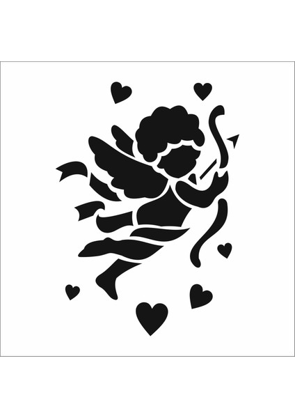 Stencil Sarayi Boyama Şablon Figür - 7924