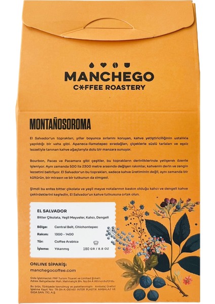 El Savador-Montaosoroma 180GR(ÇEKİRDEK) fiyatları