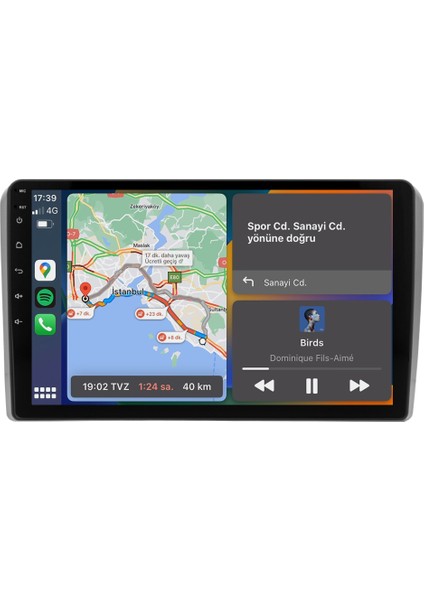 Ford Fiesta (2006-2009) Android 14 Multimedya Carplay 10 Inch 8 GB Ram / 128 GB Hafıza CRV-4119XAA
