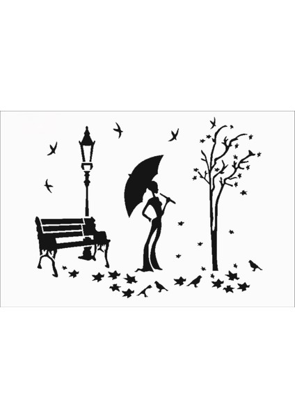 Stencil Sarayi Boyama Şablon Figür - 8227