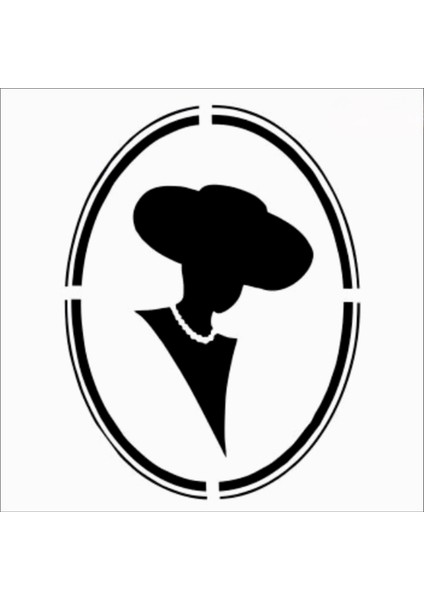 Stencil Sarayi Boyama Şablon Figür - 8304