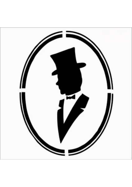 Stencil Sarayi Boyama Şablon Figür - 8305