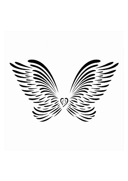 Stencil Sarayi Boyama Şablon Figür - 4573