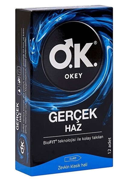 Gerçek Haz Prezervatif 12'li