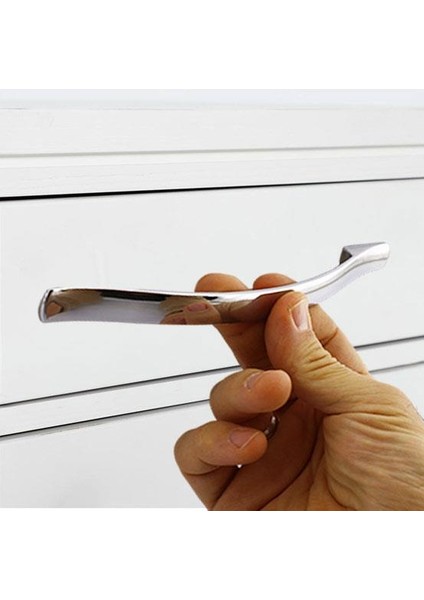 Metal Kulp Mobilya Mutfak Dolabı Çekmece Dolap Kapak Kulpu Kulbu 192 mm Krom fırsatları