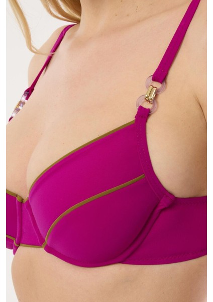 4504 Fuşya Kapsız Bikini Takımı fiyatları