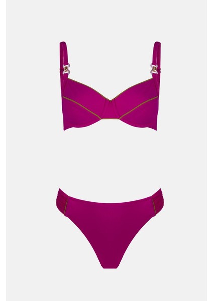 4504 Fuşya Kapsız Bikini Takımı fırsatları