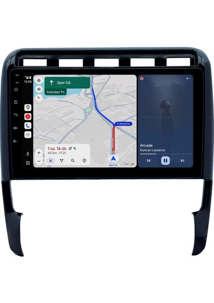 Porsche Cayenne (2006-2011) Android 14 Multimedya Carplay 9 Inch 2 GB Ram / 32 GB Hafıza CRV-4348XP