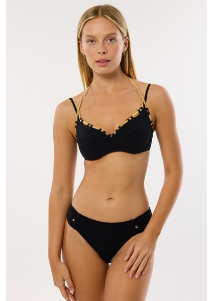 4513 Siyah Gold Bikini Takımı
