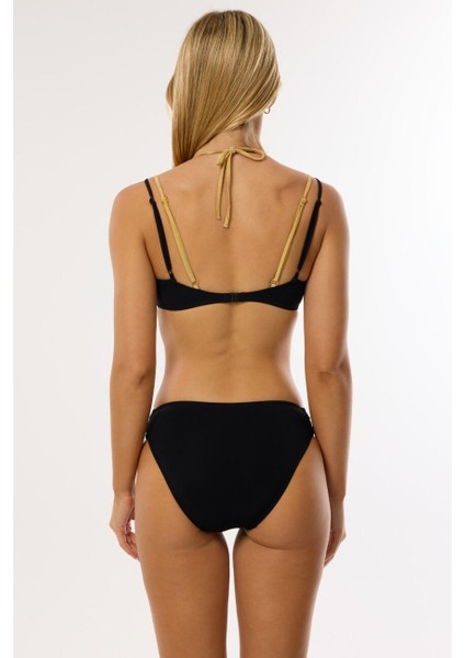 4513 Siyah Gold Bikini Takımı modelleri