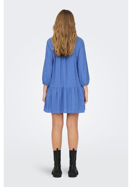 Onlvinnie Pamuklu Regular Fit Mini Elbise Bayan Elbise 15219922 fırsatları