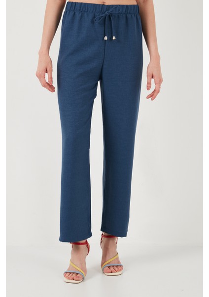 Relaxed Fit Bol Paça Pantolon Kadın Pantolon 5865826 fırsatları
