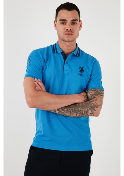 Pamuklu Logolu Slim Fit Polo Yaka T-Shirt Erkek G081GL0111571222 fiyatları
