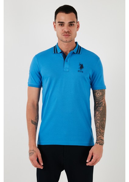 Pamuklu Logolu Slim Fit Polo Yaka T-Shirt Erkek G081GL0111571222 modelleri