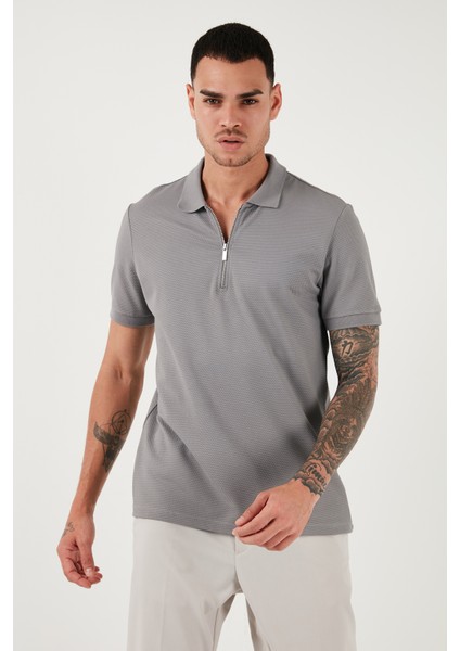 Pamuklu Regular Fit Fermuarlı Polo Yaka T Shirt Erkek Polo Yaka T Shirt 5902915 fiyatları