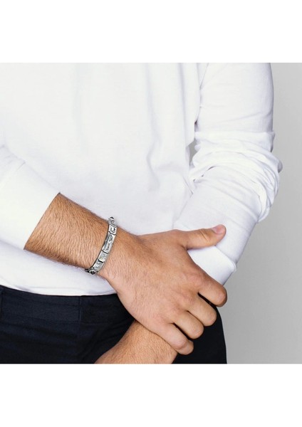 Tekno Trust Garantisiz Composable (Kişiselleştirilebilir) Klasik Paslanmaz Çelik Bileklik, Altın Sarısı Rengi A modelleri