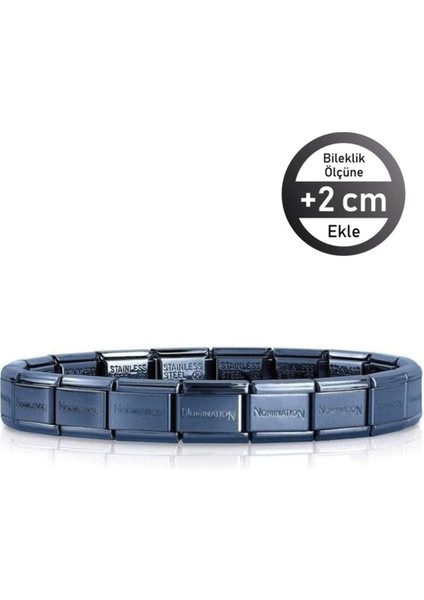 Tekno Trust Italy Composable Night Blue Paslanmaz Çelik Bileklik Paslanmaz Çelik Lacivert