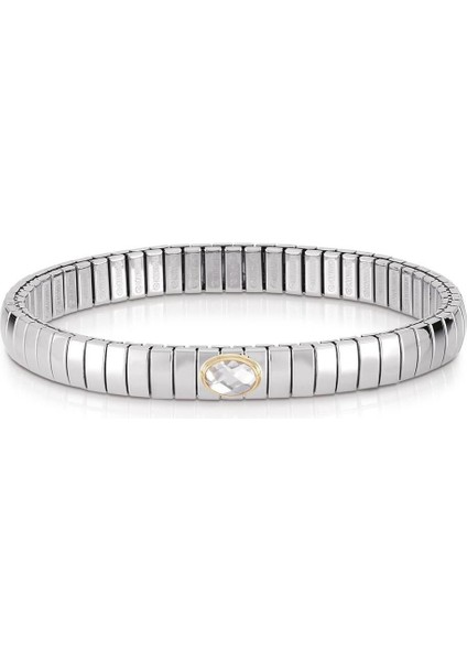 Tekno Trust Extension - Bileklik - Beyaz Paslanmaz Çelik Gümüş