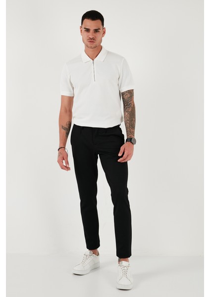 Pamuklu Regular Fit Fermuarlı Polo Yaka T Shirt Erkek Polo Yaka T Shirt 5902915 fırsatları