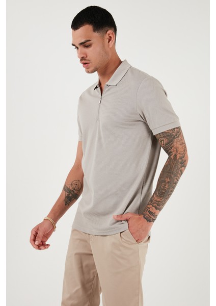 Pamuklu Regular Fit Fermuarlı Polo Yaka T Shirt Erkek Polo Yaka T Shirt 5902915 fırsatları