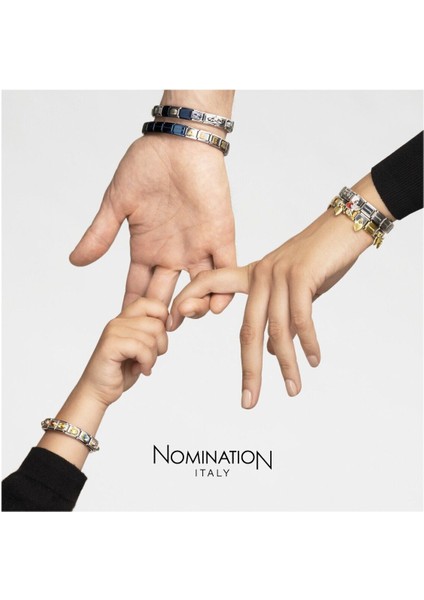 Tekno Trust Sarı Italy Composable (Kişiselleştirilebilir) Klasik Paslanmaz Çelik Bileklik, Mat Altın Sarısı Ren fırsatları